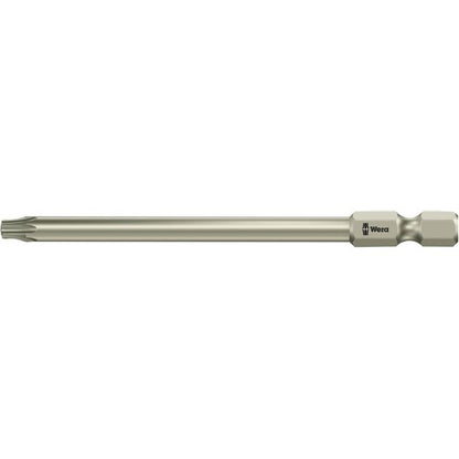 WERA ヴェラ Bore Torx いじり止めトルクスネジ用 ステンレス製 ドライバービット 差込6.35mm 刃先サイズTX20 全長89mm 071091