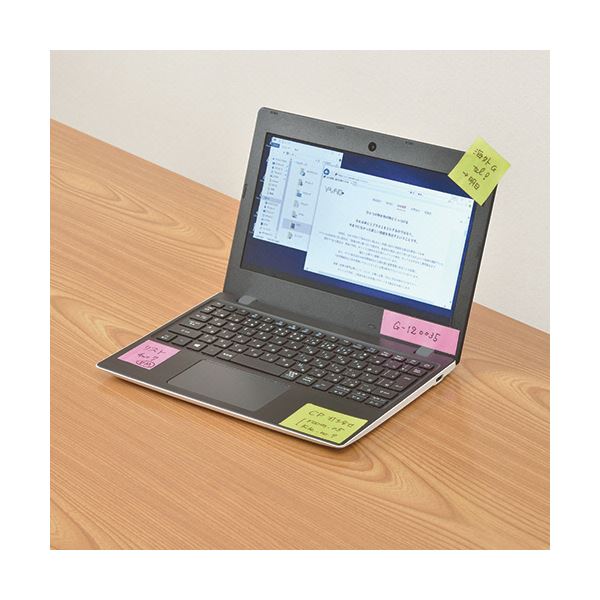 （まとめ）ヤマト メモック ロールテープ（強粘着）蛍光紙 つめかえ用 50mm幅 ローズ PRK-50H-RO 1巻【×5セット】