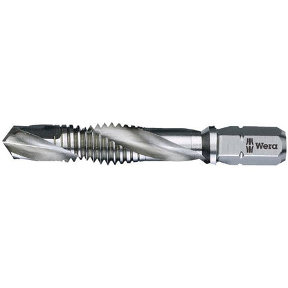 WERA ヴェラ HSS ドリルタップ 六角軸 差込6.35mm タップサイズM6x1.0mm ドリルサイズ4.5mm 104643 工具 ツール DIY 作業工具