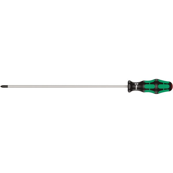 WERA ヴェラ プラスドライバー ロングサイズ 刃先サイズPH2 軸長300mm クラフトフォームハンドル 008730 工具 ツール DIY