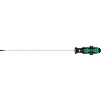 WERA ヴェラ プラスドライバー ロングサイズ 刃先サイズPH2 軸長300mm クラフトフォームハンドル 008730 工具 ツール DIY