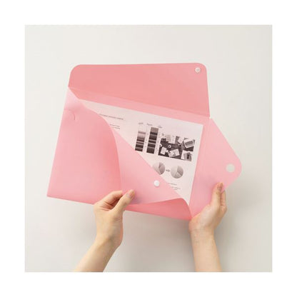 （まとめ） ライオン事務器 PPカラーホルダーPELTO（ペルト） A4 厚さ0.35mm ペールイエロー CF-62P 1枚 【×5セット】