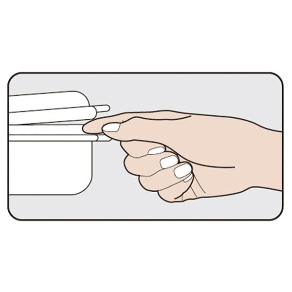 耐熱 電子レンジ容器 【5pc】 日本製 スタッキング可 日付数字 蒸気穴付き 『パーソンズフローラル』 〔キッチン 台所〕