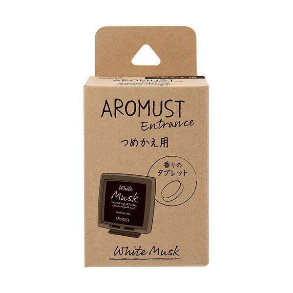 （まとめ） 晴香堂 アロマストエントランス ホワイトムスク つめかえ用 1個 【×3セット】