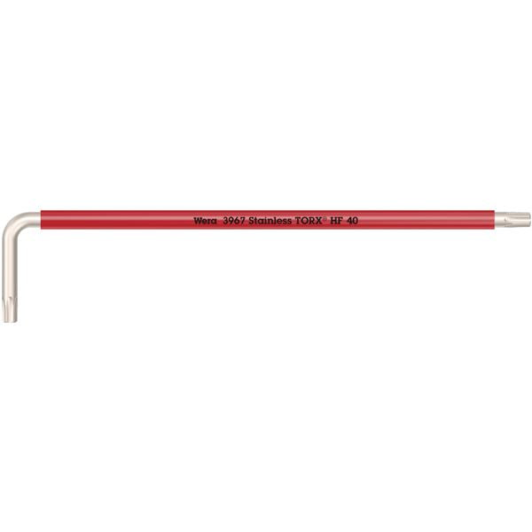WERA ヴェラ トルクス L型 レンチ スリーブ付 ステンレス製 刃先サイズ T40 全長224mm 022688 工具 ツール DIY 作業工具 道具