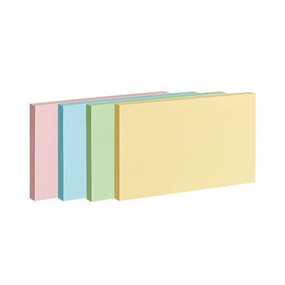 TANOSEEふせん 75×125mm 4色混色 1パック（10冊）