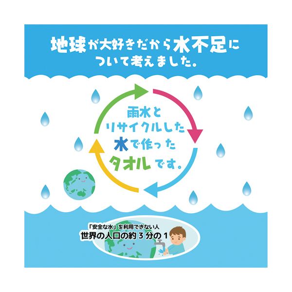 （まとめ） 林テラカラータオル フェイスタオル ベージュ FN602428 1パック（2枚） 【×3セット】