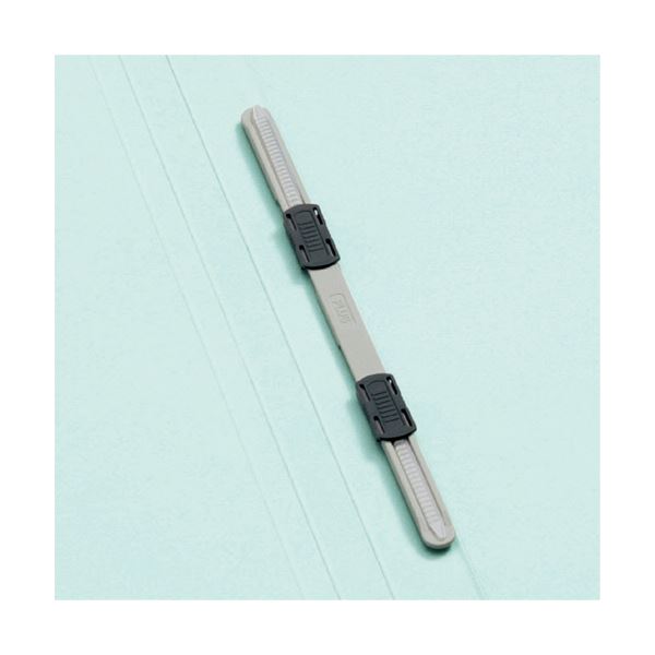 （まとめ） プラスフラットファイル 厚とじ300 樹脂製とじ具 A4タテ 背幅28mm ロイヤルブルー No.021NW 1セット（10冊） 【×2セット】