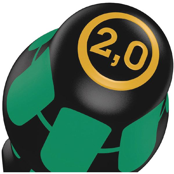 WERA ヴェラ 細軸マイナスドライバー 先端サイズ0.8x4.0 軸長300mm クラフトフォームハンドル 008027 工具 ツール DIY 作業工具
