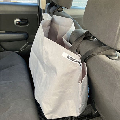 SIGNET シグネット ラゲッジルームビッグバッグ 車内吊り下げ用 ヘッドレスト取付タイプ 収納バッグ ブラック 99986