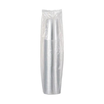 （まとめ） TANOSEEリサイクルPETカップ 270mL 1パック（50個） 【×3セット】