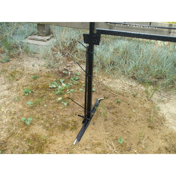 羽根付き杭/固定器具 【アーチ・オベリスク等対応/M型】 長さ72cm 日本製 〔フラワースタンド 花台〕
