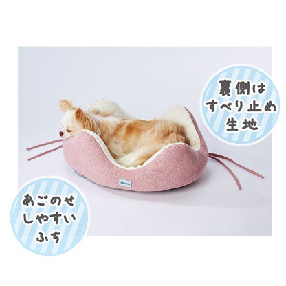 どこからでも乗り降りしやすい パピーベッド ピンク (ペット住関連用品/ベット/ベッド)【代引不可】