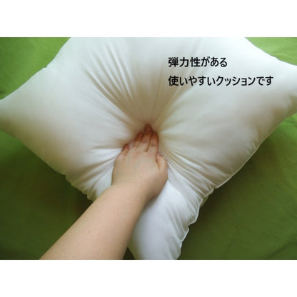 【2個セット】 日本製 ヌードクッション/中材 【40×40cm】 ポリエステル100％ 背当 洗える