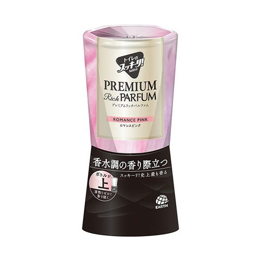 （まとめ） アース製薬トイレのスッキーリ！ プレミアムリッチパルファム ロマンスピンク 400ml 1個 【×3セット】