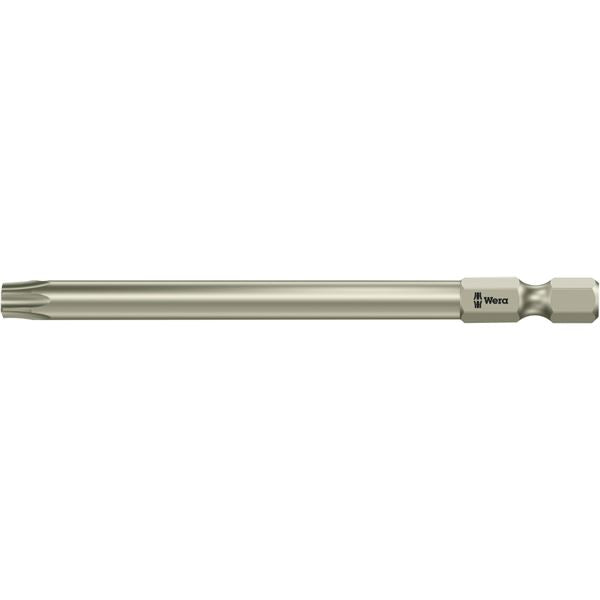 WERA ヴェラ Bore Torx いじり止めトルクスネジ用 ステンレス製 ドライバービット 差込6.35mm 刃先サイズTX30 全長89mm 071094