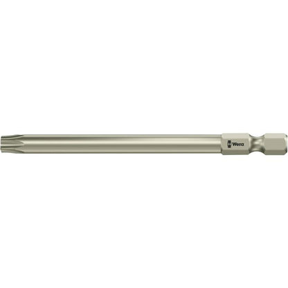 WERA ヴェラ Bore Torx いじり止めトルクスネジ用 ステンレス製 ドライバービット 差込6.35mm 刃先サイズTX30 全長89mm 071094