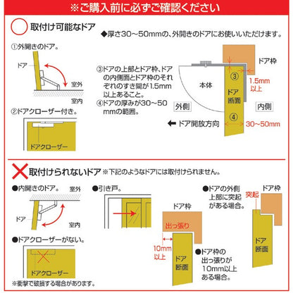 センサーライト 約幅12.4cm LED ドア設置用 乾電池式 防水性 玄関灯 玄関 エントランス 入口 防犯対策 セキュリティ対策