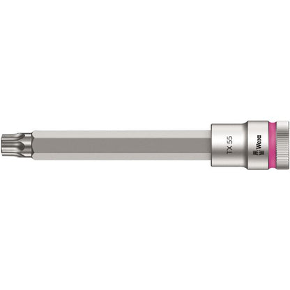 WERA ヴェラ 差込角1/2DR トルクスビットソケット ドライブ保持機能付き サイズTX55 全長140mm 003857 工具 ツール DIY 作業工具