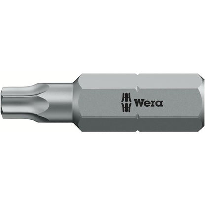 WERA ヴェラ 10本入 トルクスネジ用 ドライバービット 差込6.35mm 刃先サイズTX20 全長25mm 072408 工具 作業工具 ツール DIY
