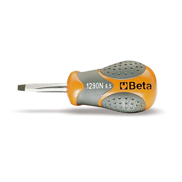 Beta ベータ スタビーマイナスドライバー 刃先6.5mm 軸長30mm 1290N 6.5X30 ドライバー 工具 ツール DIY 作業工具