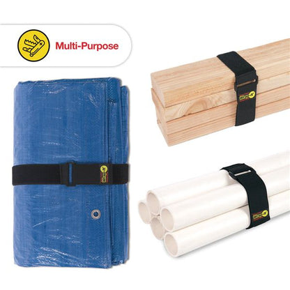 Wrap-It ラップイット 配線コード収納ストラップ 24X2inch 2個入BK 702-24B 工具 ツール DIY 作業工具