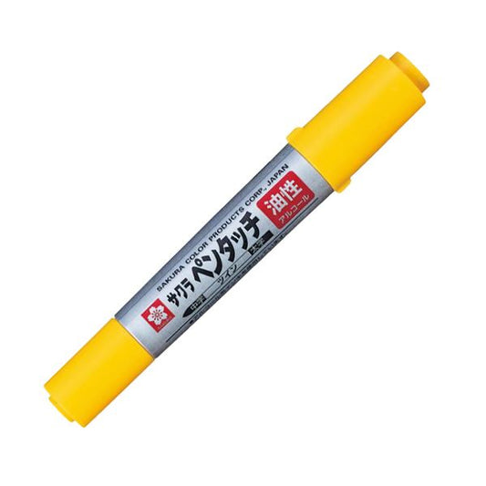 サクラクレパス油性マーカー ペンタッチツイン きいろ PK-T#3 1セット（10本）