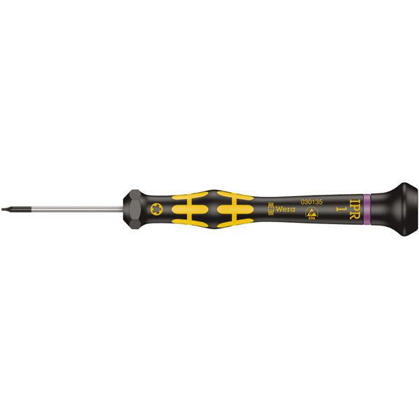 WERA ヴェラ ESD 静電気放電対策 精密 トルクスプラスドライバー サイズ1IRP 軸長40mm 030135 工具 ツール DIY 作業工具 道具