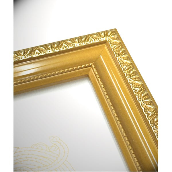 〔 木製 賞状額 〕 金色賞状額 ゴールド賞状額 中賞 379×273mm 0108 壁掛けひも 金消し賞状額 額 額縁 フレーム