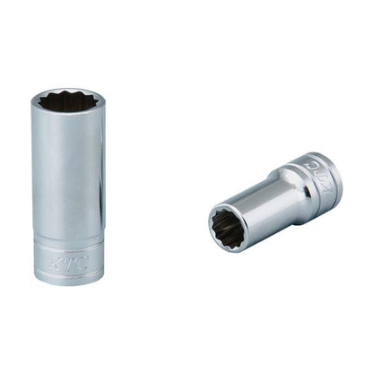 KTC 京都機械工具 9.5SQ セミディープソケット 12角 24mm B3M-24W ソケット 工具 ツール DIY 作業工具