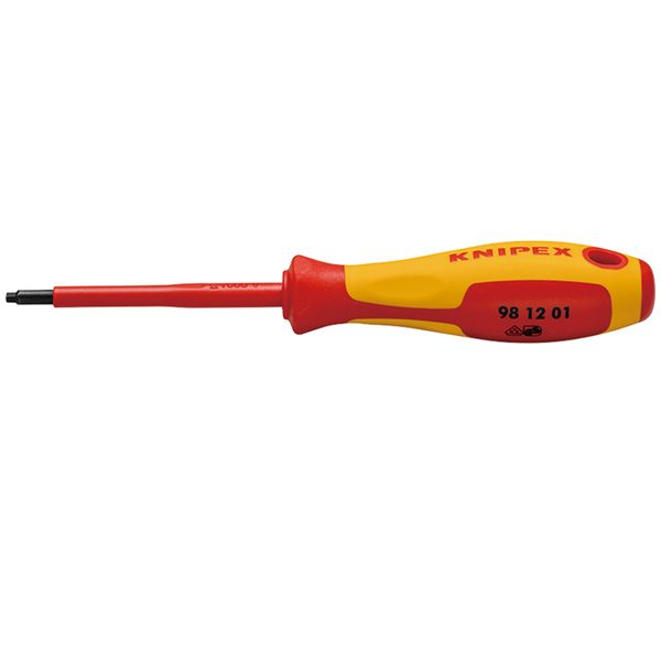 KNIPEX クニペックス 1000V絶縁ロバートソンドライバー R1 サイズ185×28×30mm 9812-01 工具 ツール DIY 作業工具