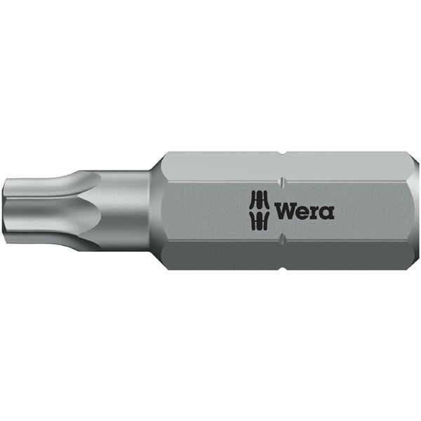 WERA ヴェラ 10本入 トルクスネジ用 ドライバービット 差込6.35mm 刃先サイズTX40 全長25mm 072412 工具 作業工具 ツール DIY