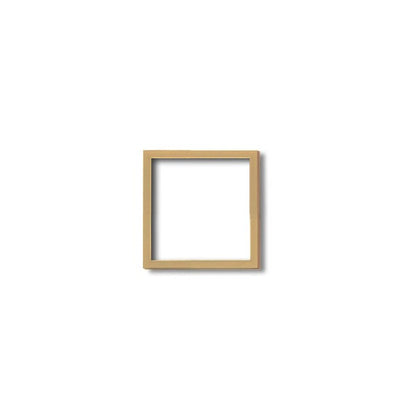 〔 四角額 〕 木製正方形額 カラー正方形額 100角 100×100mm ナチュラル/木地 ポスター 版画 刺繍 額 額縁 フレーム