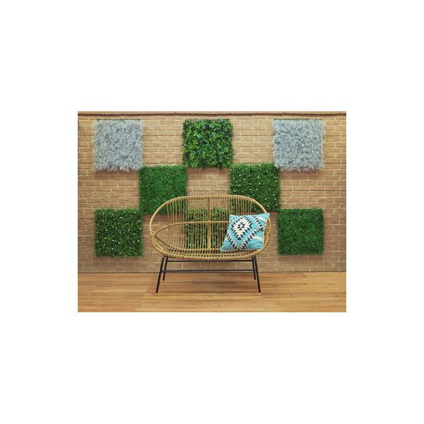 観葉植物 造花 パネルフェイクグリーン LFS-904C ポリエチレン リビング ダイニング 店舗 インテリア家具