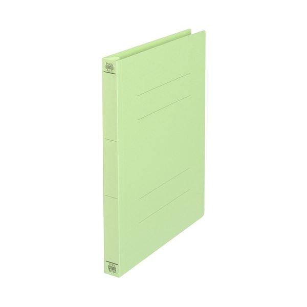 【まとめ】 プラス フラットファイル 021NW A4S グリーン 10冊 【×2セット】