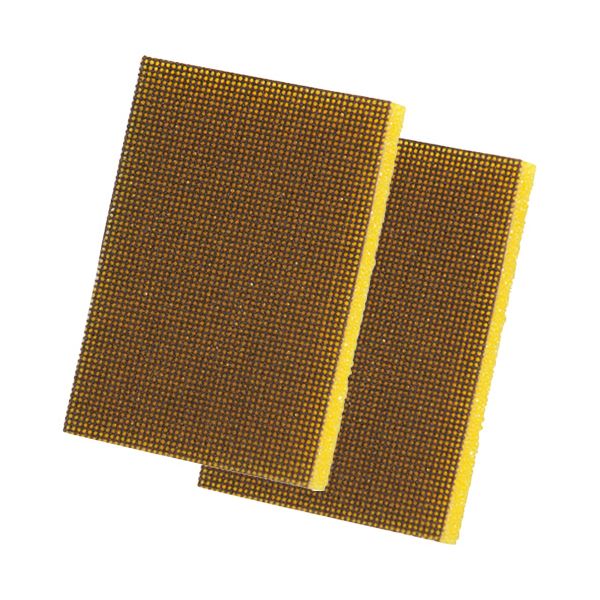 （まとめ） アズマ工業アズマジック 便器用研磨パッド ハード 50×70mm AZ731 1パック（2枚） 【×3セット】