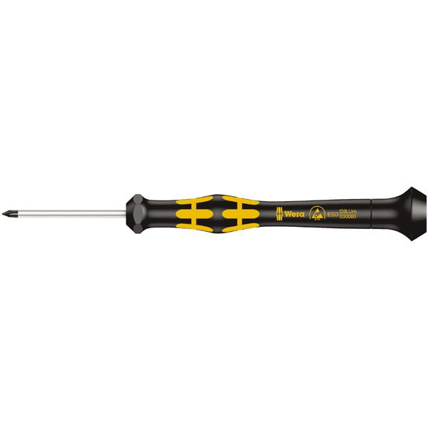 WERA ヴェラ ESD 静電気放電対策 Microstix 精密ドライバー 刃先サイズM 軸長40mm 030080 工具 ツール DIY 作業工具 道具