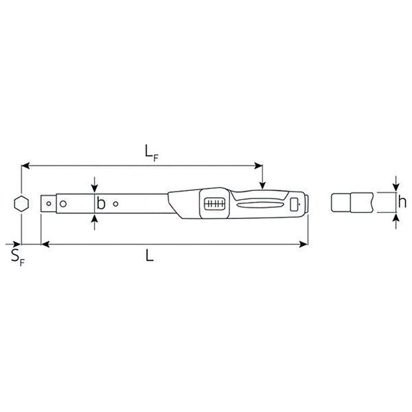 STAHLWILLE スタビレー 730N/65 トルクレンチ 130-650NM 50181065 工具 作業工具 ツール DIY