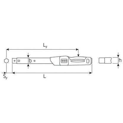 STAHLWILLE スタビレー 730N/65 トルクレンチ 130-650NM 50181065 工具 作業工具 ツール DIY