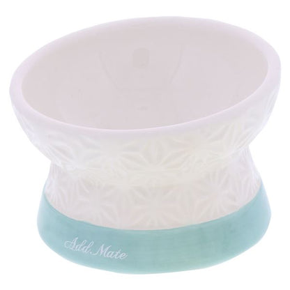 （まとめ）フードが食べやすい脚付き陶器食器 Sサイズ【×2セット】 (犬猫用品/食器)【代引不可】