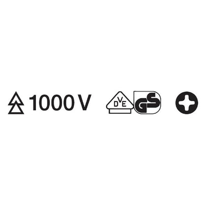 KNIPEX クニペックス 9824-01 (＋) 絶縁 ドライバー 1000V 工具 ツール DIY 作業工具 道具