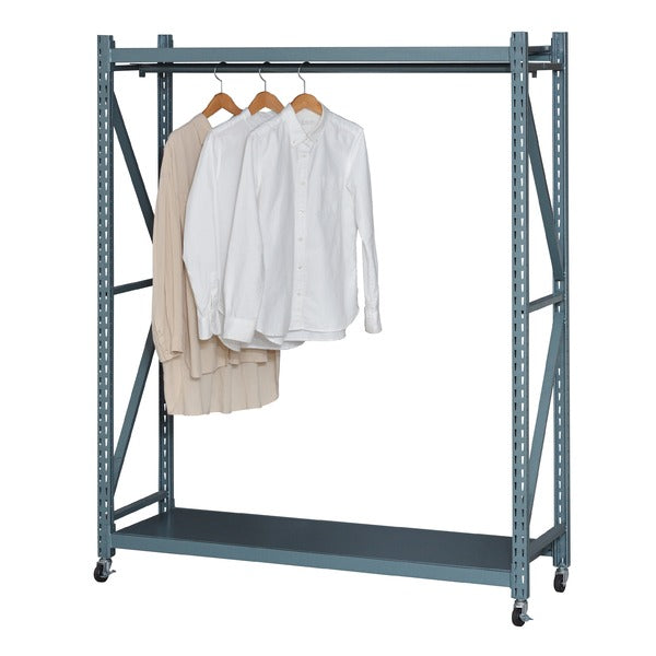 ボルトレスラック 専用 バー 幅129×奥行6×高さ3cm グリーン スチール 本体別売 DIS-683 684 685対応 オフィス 店舗 リビング