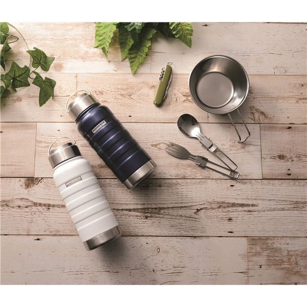 MINDFREE -マインドフリー- ステンレスボトル 550ml ネイビー MF-05N