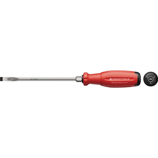 PB SWISS TOOLS ピービースイスツールズ スイスグリップEVO マイナスドライバー 根元六角 全長275mm 38100.5-160S 工具 ツール
