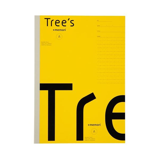 （まとめ）日本ノート Tree s B5 Pメモリ A罫30枚イエロー（×10セット）
