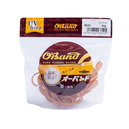 （まとめ） 共和 オーバンド#620 内径152mm 50g入 透明袋 GSA-N-021 1袋 【×3セット】