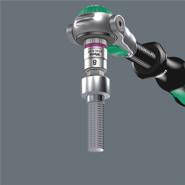 WERA ヴェラ 差込角1/4DR Hex-Plus 保持機能付き ビットソケット 先端サイズ6mm 全長100mm 003338 工具 ツール DIY 作業工具
