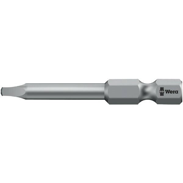 WERA ヴェラ 四角ソケットネジ用 ドライバービット 差込6.35mm 刃先サイズSQ3 全長152mm 134807 工具 ツール DIY 作業工具 道具