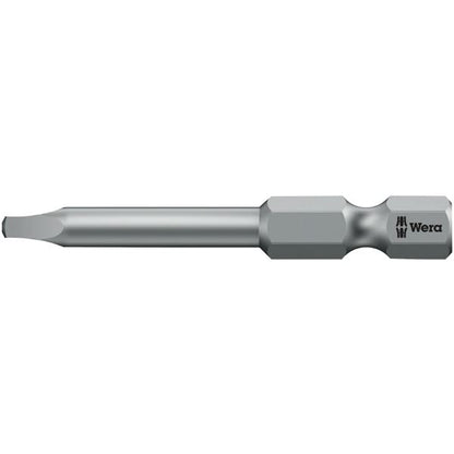 WERA ヴェラ 四角ソケットネジ用 ドライバービット 差込6.35mm 刃先サイズSQ3 全長152mm 134807 工具 ツール DIY 作業工具 道具