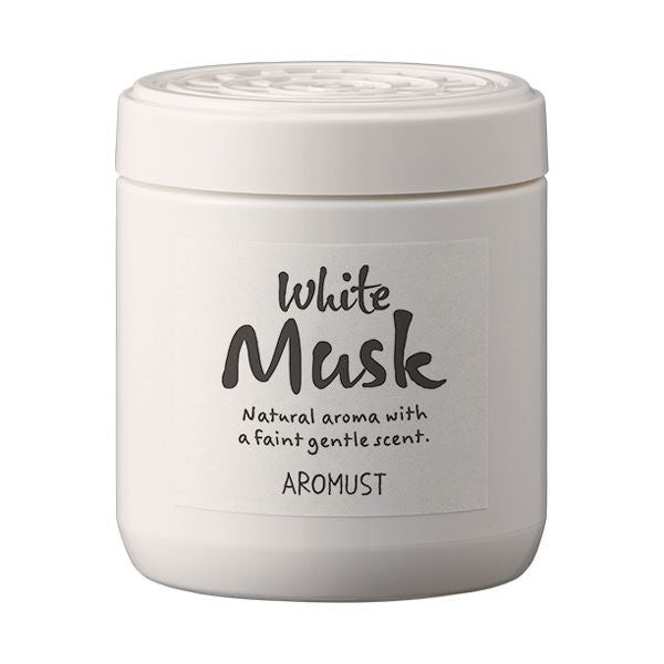 （まとめ） 晴香堂 アロマストナチュラル ホワイトムスク 160ml 1個 【×3セット】